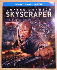 Skyscraper (DVD, 2018, Blu-ray + Digital) Dwayne Johnson