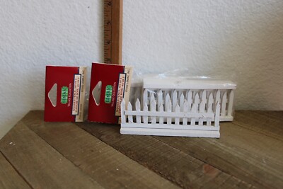 Lemax Village Collection Wooden Fence 5 fences Four new! Christmas Village Decor