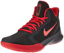 Nike Air Precision III Basketball Shoes Size 12 US Black/Red AQ7495-001
