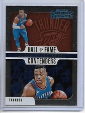 2018-19 Panini Contenders Russell Westbrook Hall Of Fame Contenders Insert Card