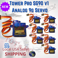 8pc Tower Pro SG90 V.1 Mini Servo TREX 450 RC Airplane, FPV Wing RC Heli Arduino