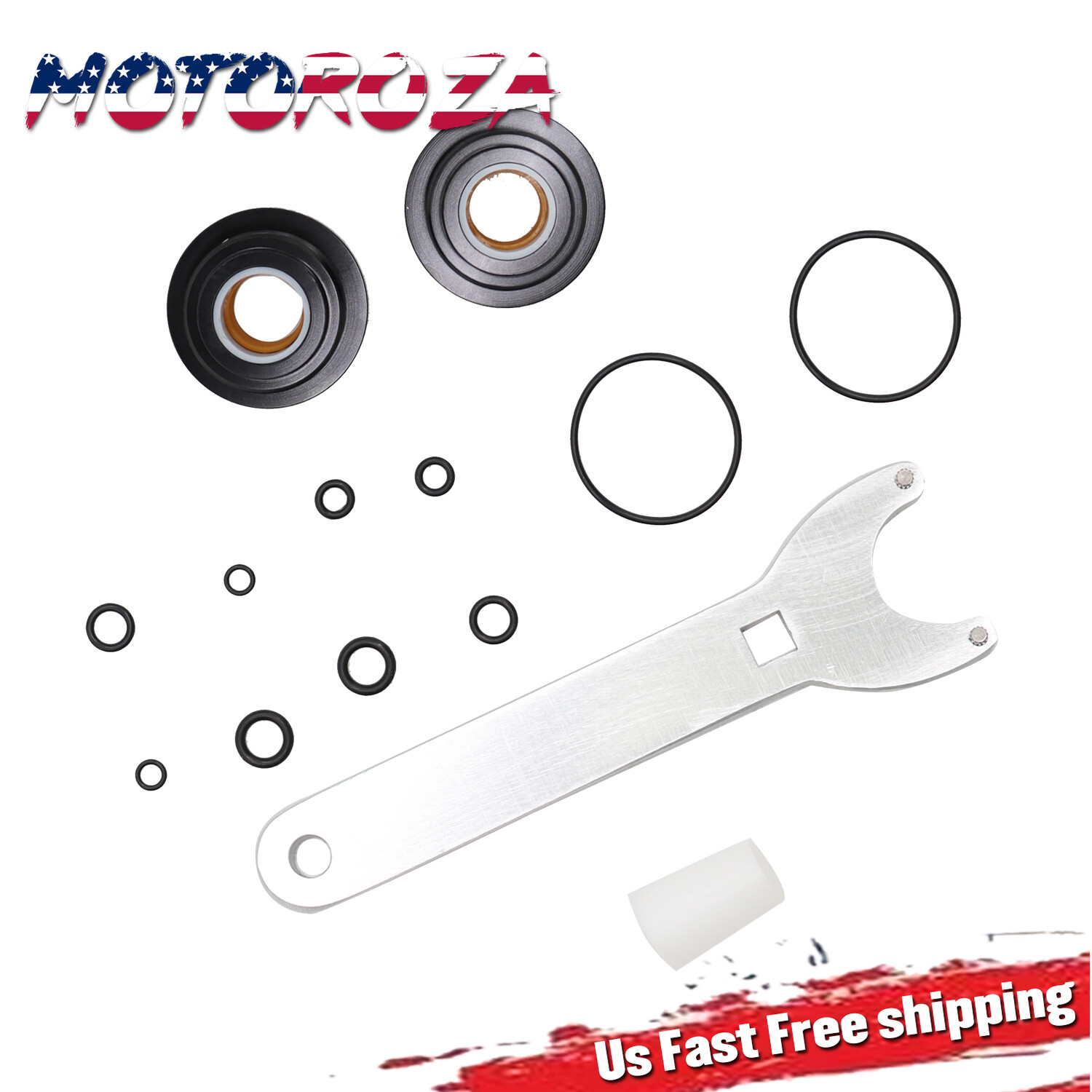 12 In 1 HS5157 Front Mount Hydraulic Steering Cylinder Seal Kit Set For Seastar - Foto 8