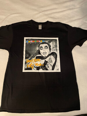 Danhausen Very Nice, Very Evil Turnstile RIP Shirt Size Large AEW