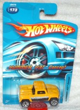 Hot Wheels 2006 # 173 Hummer H3T Concept yellow,ex.card,I Combine Shipping