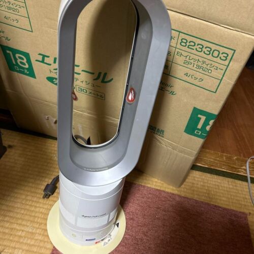 Dyson Hot and Cool AM04 Heater Fan White w remote control White Used Japan JP - Picture 1 of 2