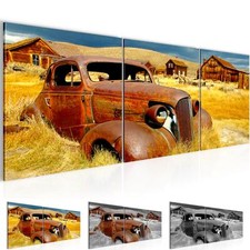 Wandbilder Set Auto Oldtimer Moderne Bilder XXL Wohnzimmer  Retro