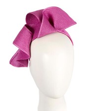 Fuchsia spring racing large fascinator by Max Alexander. 100 Australian Seller