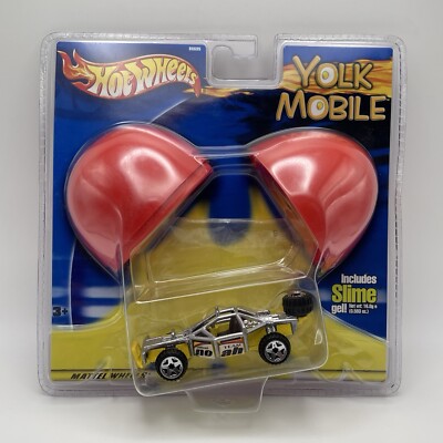 2002 Hot Wheels Yolk Mobile Roll Cage with Slime Mattel #B0685 NEW MINT