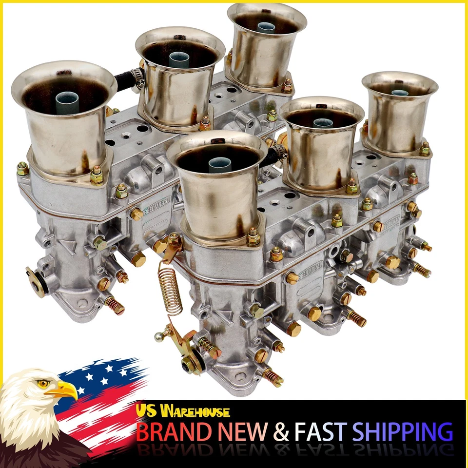 NEW 2 x Carburetors fits Porsche 911, 914 Replace for Weber 46 IDA 3C Foto 4 de 4