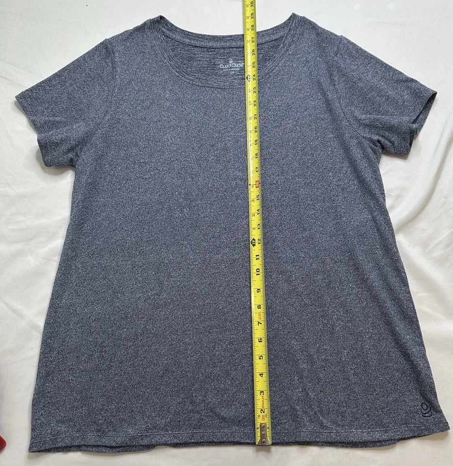 Conjunto Doble Cárdigan y Camiseta Cuddl Duds Azul Talla LT L Alto Foto 3 de 4