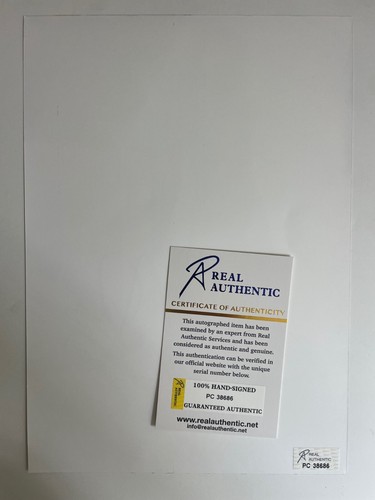 Autógrafo firmado a mano de Milla Jovovich - Foto 8 x 12 con certificado de autenticidad - Imagen 5 de 7