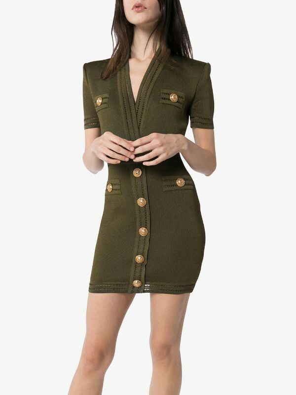 slim fit dress slacks 1969 Pierre Balmain Haute-Couture Green Velvet Beaded Jeweled Gown & T main image 0