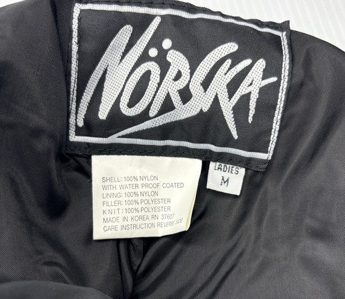 Salopette bavaglino sci donna Norska vintage nera zip anteriore snowboard sci taglia M - Foto 3 di 8