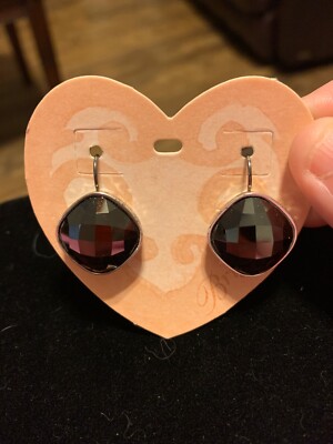 Brand New Venus Burgundy Earrings Orig $48***NOW Free Shipping ***