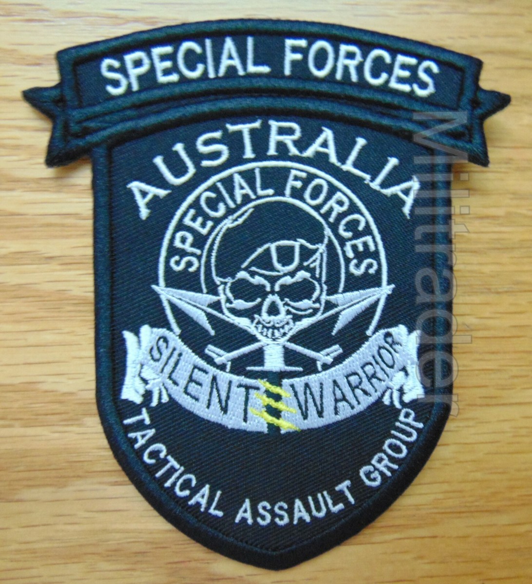 オーストラリア空軍 TACTICAL FIGHTER GROUP パッチ Australian Special Forces Tactical Assault Group (Silent Warrior