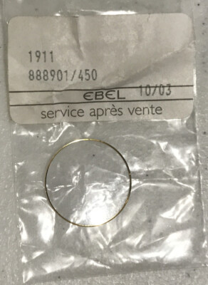 Ebel 1911 Ladies Sapphire Crystal With Yellow Gold Authentic Brand New 888901
