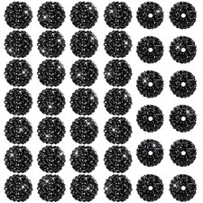 40 Pcs 20mm Rhinestone Beads Crystal Round Disco Ball Beads Bulk Chunky Bubbl...