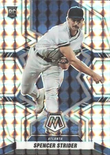 2022 Panini Mosaic - Rookies Spencer Strider #206 Silver Prizm (RC)