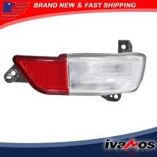 Passenger/RH Side For Honda Pilot 2016-2018 Halogen Back Up Light Red/White Lens
