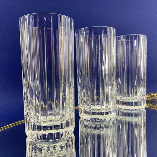 ribbed highball glasses