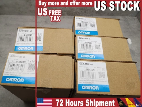 new in sealed box OMRON CJ1W-AD081-V1 Analog Input Units PLC Module