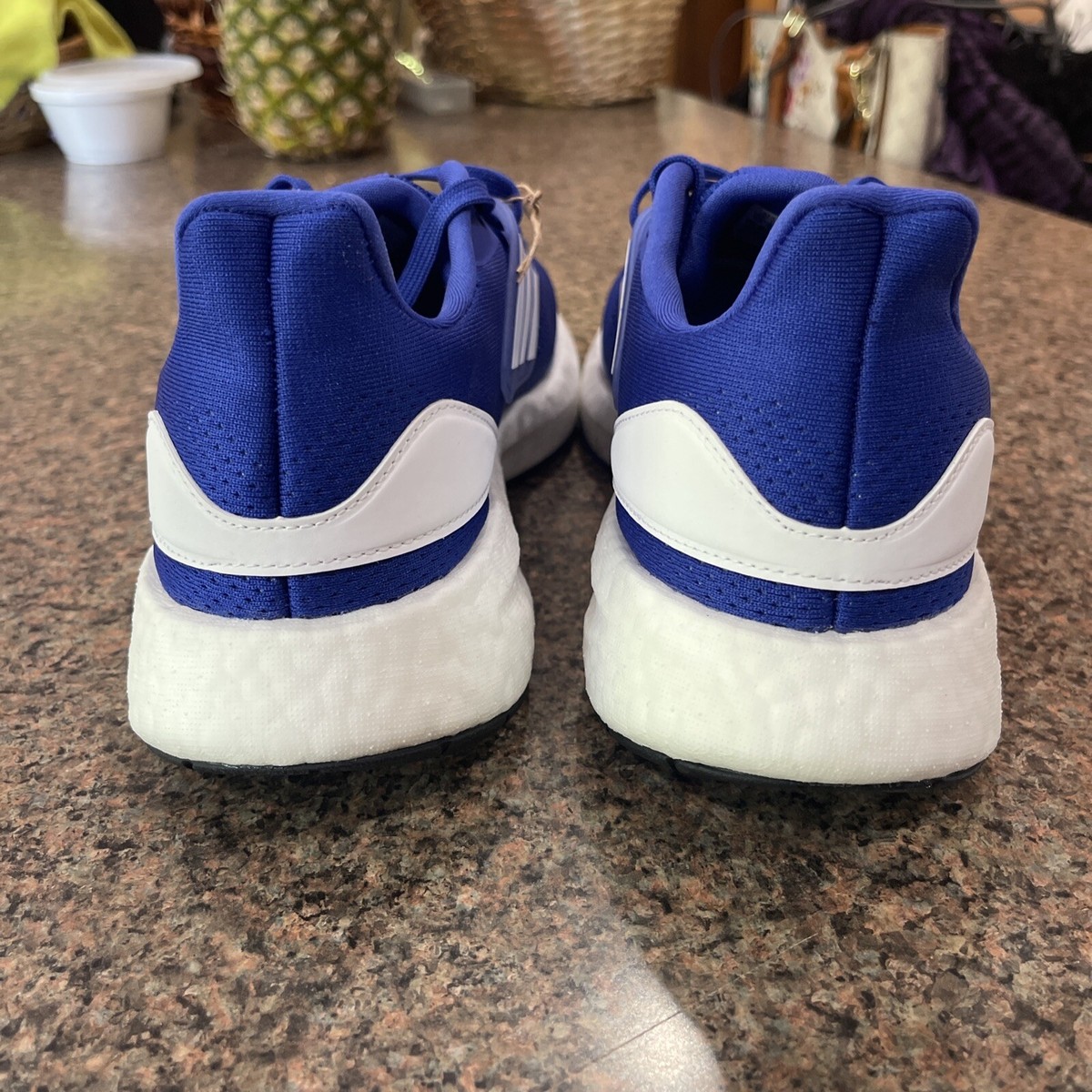 Size 10 - adidas PureBoost 22 Lucid Blue White Running Shoe Size 10 - adidas PureBoost 22 Lucid Blue White Running Shoe