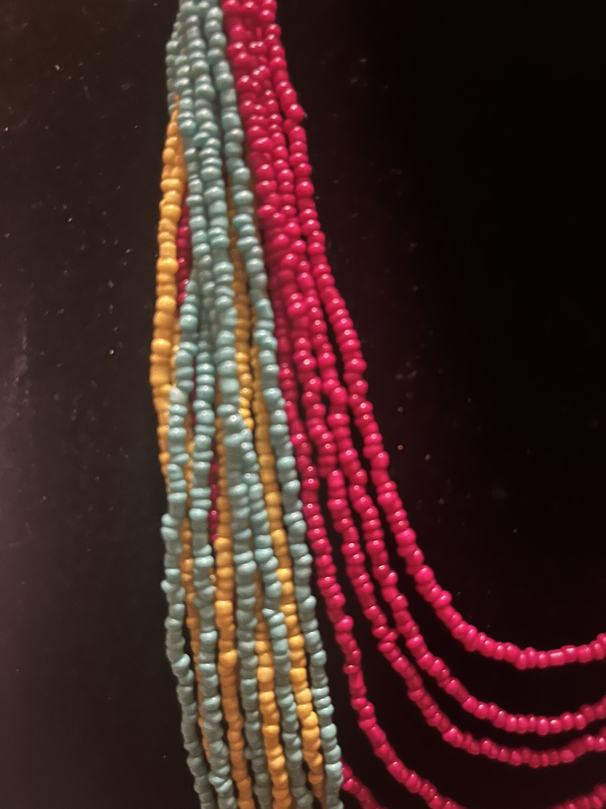 Silver Tone Mixed Material Multi Colored Beaded I… - image 24