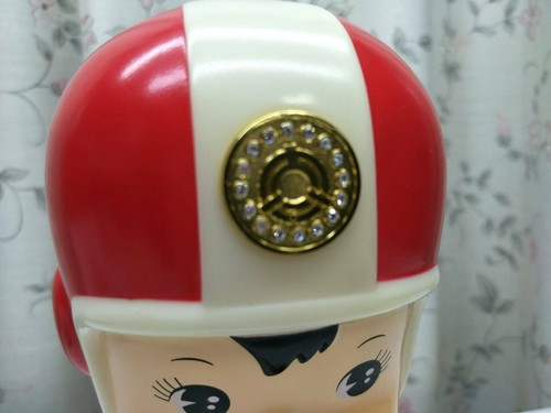 TATUNG Boy Crystal # 99 Rugby Football Coin Bank Mascot MIB Free Shipping - Picture 3 of 12