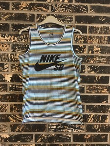 nike striped tank top