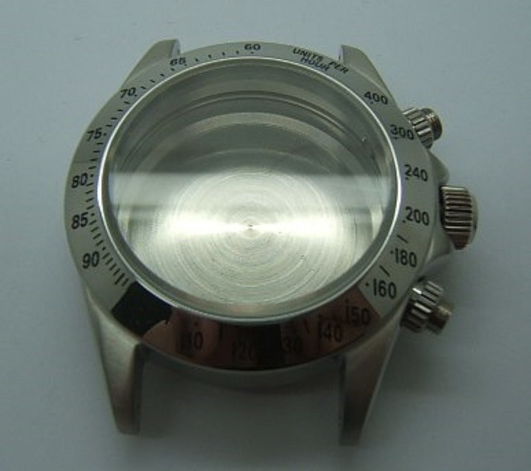 Boîtier montre Daytona acier 39mm étanche 10ATM pour calibre Valjoux 7750
