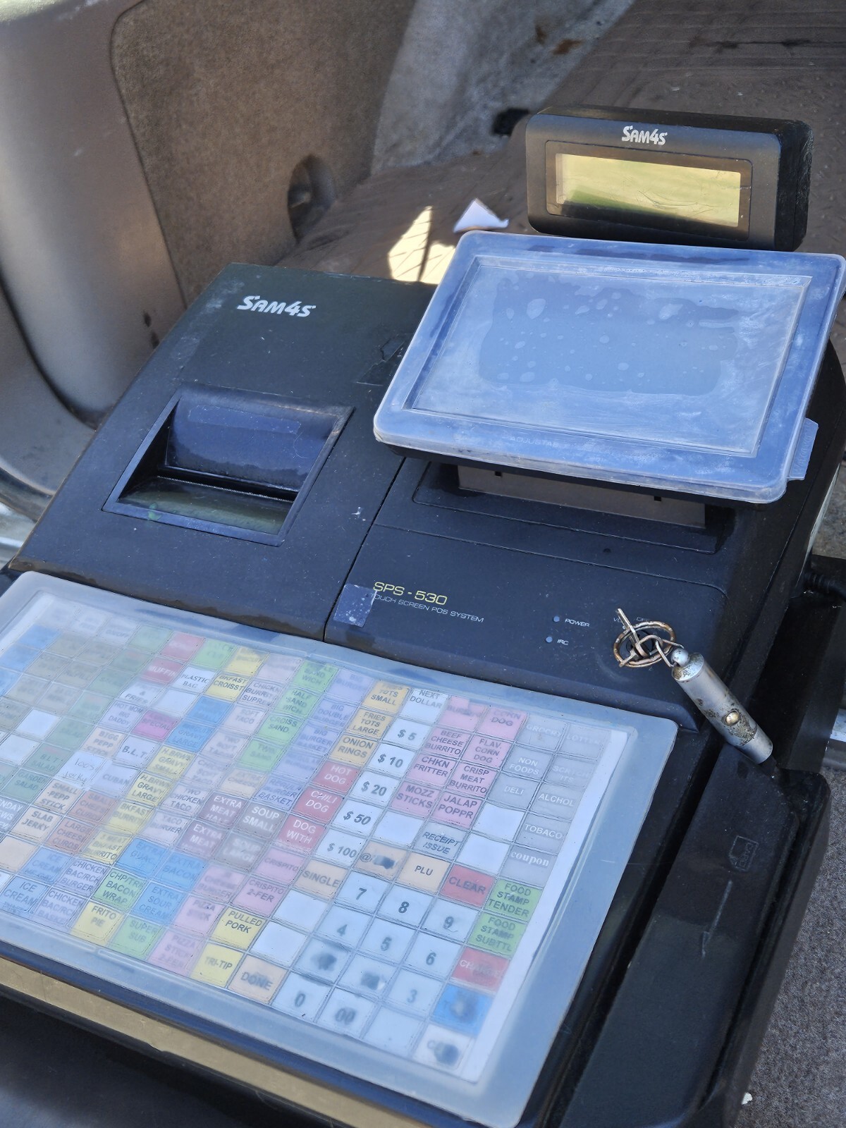 SAM4s SPS520 POS Touch Screen Cash Register SPS520FT READ eBay