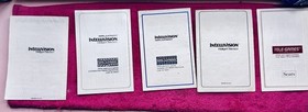 INTELLIVISION GAME LOT OF 12 MANUALS +2 CATALOGS-CHESS MOTORCROSS/TRON/MISSION X