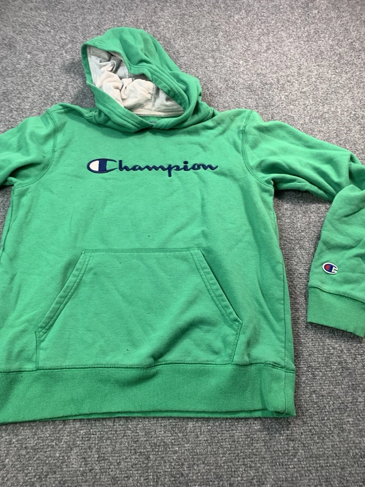 Свитер Champion для мальчиков XL зеленый с длинным рукавом толстовка с капюшоном повседневный для улицы - Изображение 3 из 4