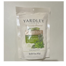 Yardley Epsom Salts All Natural Eucalyptus  Mint Scent 16 oz