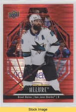 2022-23 Upper Deck Allure Red Rainbow Brent Burns #89 READ o1h