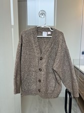 ZARA Kids Brown Knit Cardigan Sweater Size 6 Years 116 cm Button Front