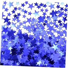 60g Star Confetti Metallic Foil Stars Table Confetti Metallic Foil Stars Blue