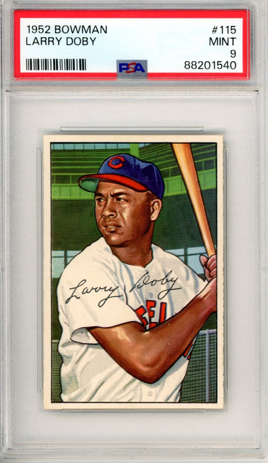 1952	Bowman	Larry	Doby	115	PSA 9	Indians	15862