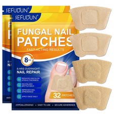 64 Pcs Fungal Nail Patches - Extra Strength Toenail Fungus Treatment Overnight