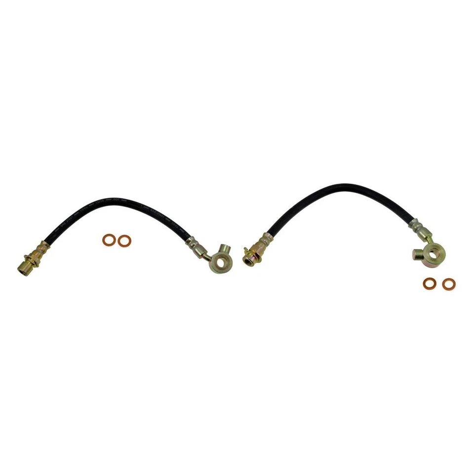 Par de 2 mangueras hidráulicas de freno delantero Dorman para camioneta Chevrolet C10 1971 1972 Foto 2 de 4