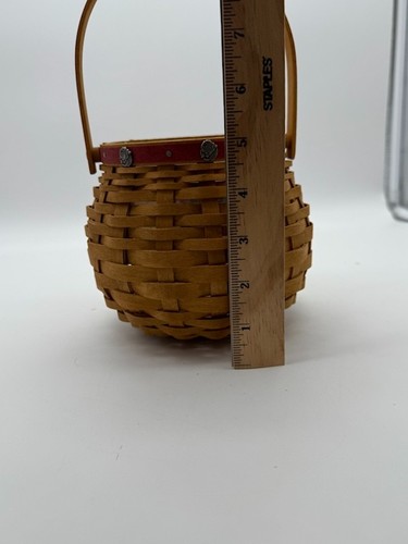 Vtg 2004 Longaberger Let Me Call You Sweetheart Basket with Protector - Picture 13 of 16