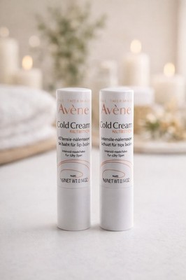 Avène Cold Cream Lippenpflege Stick 4 g   2er Set | Für sehr trockene & empfindl