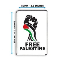 Free Palestine - Jumbo Fridge Magnet - Exclusively By Mashed Designs