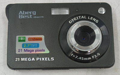 Aberg Best Abcam 218   21.0MP Compact Digital Camera   Black   GC-6818