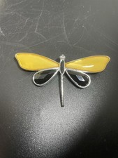 Vintage dragonfly pin brooch Costume Jewelry Preowned