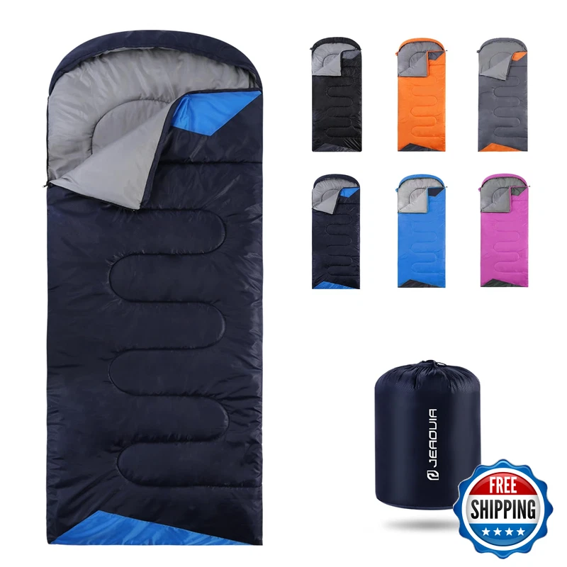 Jeaouia Sleeping Bags For Adults Backpacking Lightweight Waterproof- Cold