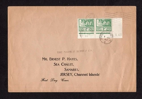 JERSEY WARTIME VIEWS 1/2d FIRST DAY COVER