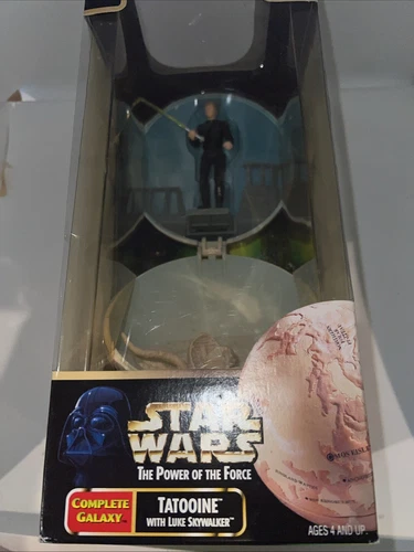 NEW 1998 Star Wars POTF Planet Tatoonie w/ Luke Skywalker & Sarlacc Creature