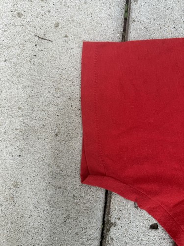 Vtg Red Single Stitch 1982 Oct,16 Kings Ballroom Norfolk Ne T-Shirt Buffalo XL - Picture 3 of 9