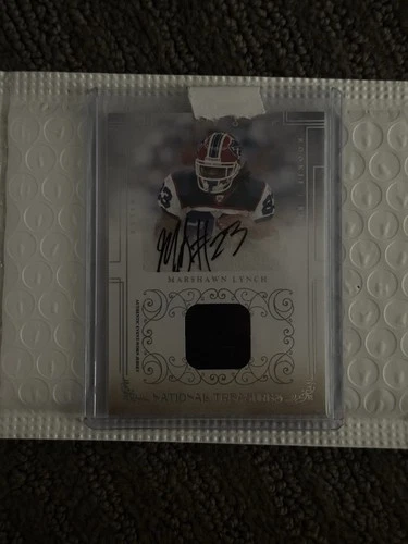 2007 Playoff National Treasures - Rookie Marshawn Lynch  /49 (AU, RC)